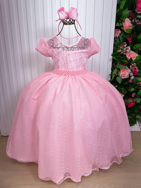 Vestido Giovanella/Giovanela Sonia Longo Rosa Bebe - Leveza e Elegância para Meninas | Bebeloo Kids
