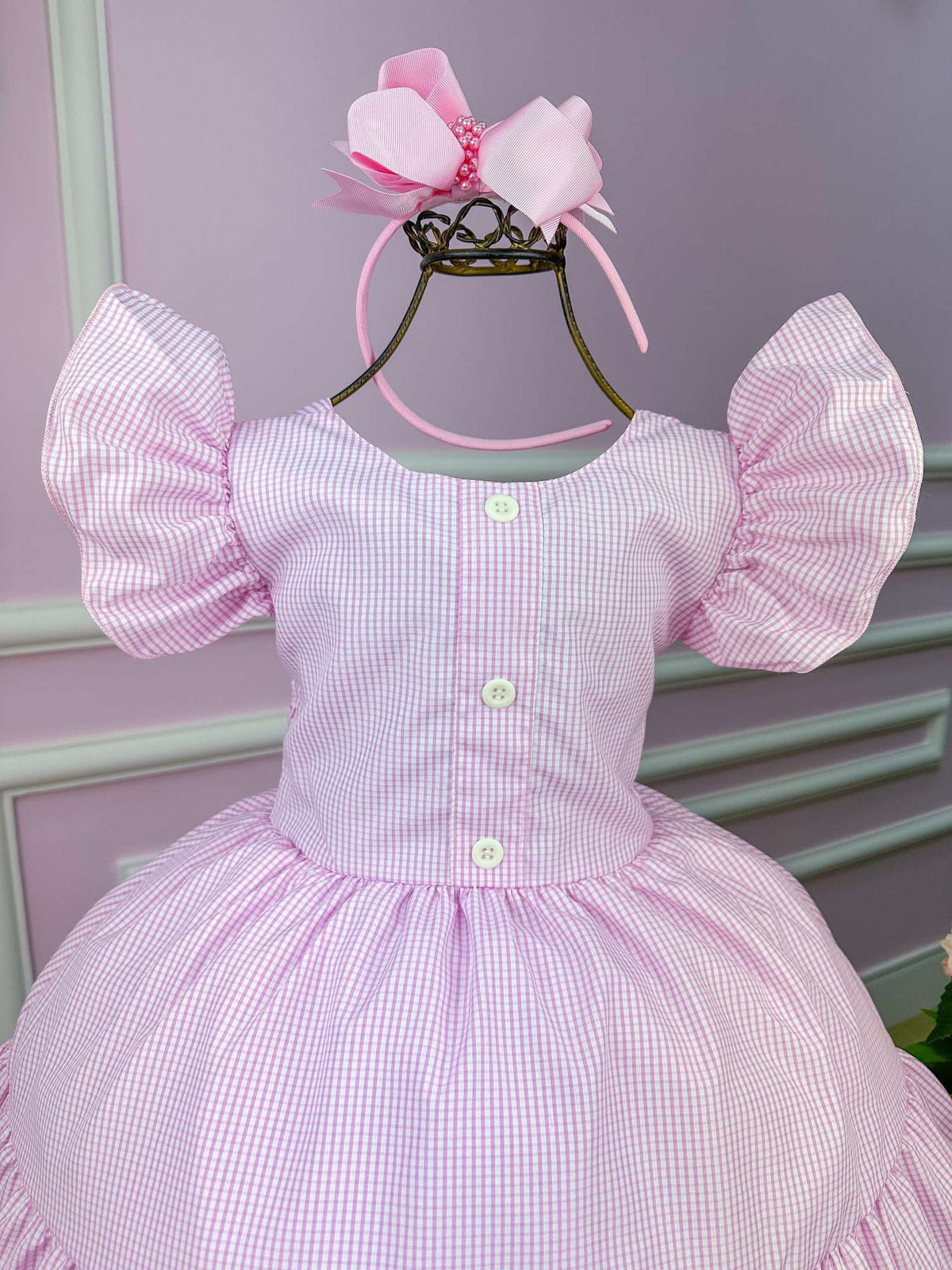 Vestido Junino Banana Club Modinha Rosa Bebe - Leveza e Elegância para Meninas | Bebeloo Kids