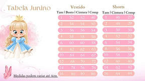 Vestido Junino Boneca Catarina - Leveza e Elegância para Meninas | Bebeloo Kids