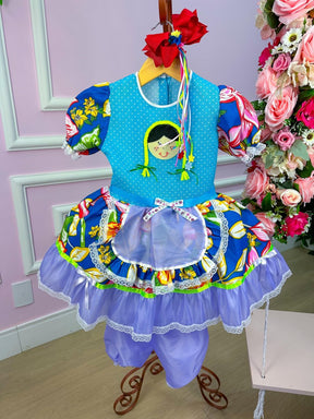 Vestido Junino Boneca Kelly - Leveza e Elegância para Meninas | Bebeloo Kids