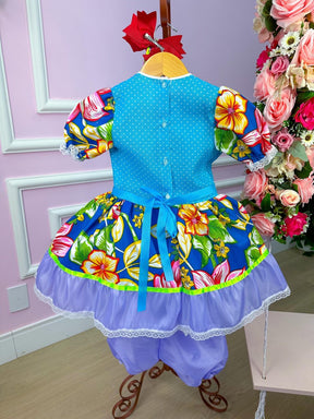 Vestido Junino Boneca Kelly - Leveza e Elegância para Meninas | Bebeloo Kids