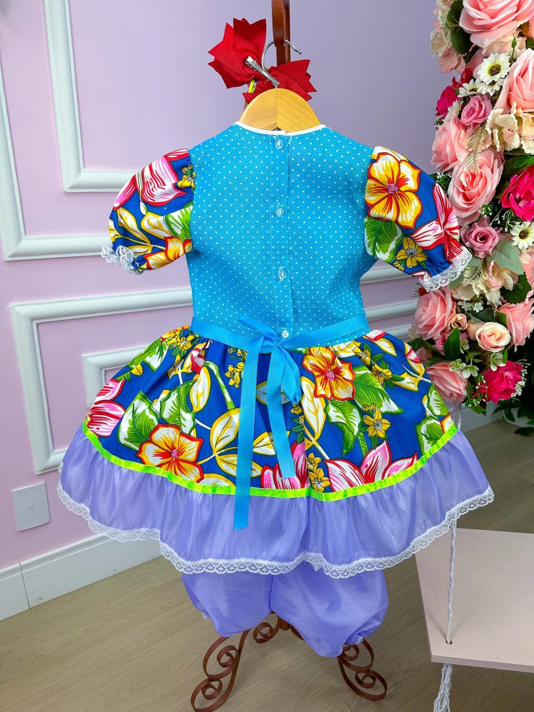 Vestido Junino Boneca Kelly - Leveza e Elegância para Meninas | Bebeloo Kids