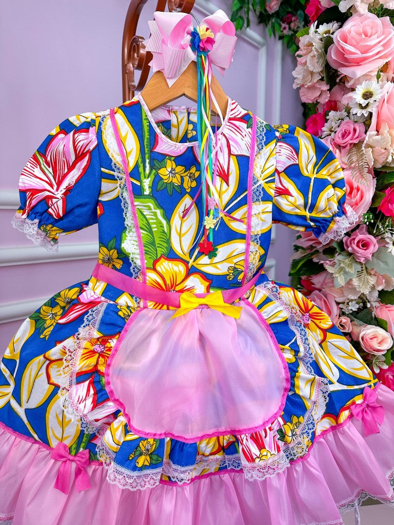 Vestido Junino Claudete - Leveza e Elegância para Meninas | Bebeloo Kids