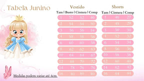 Vestido Junino Claudete - Leveza e Elegância para Meninas | Bebeloo Kids