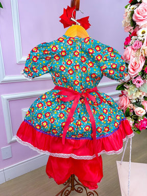Vestido Junino Grete - Leveza e Elegância para Meninas | Bebeloo Kids