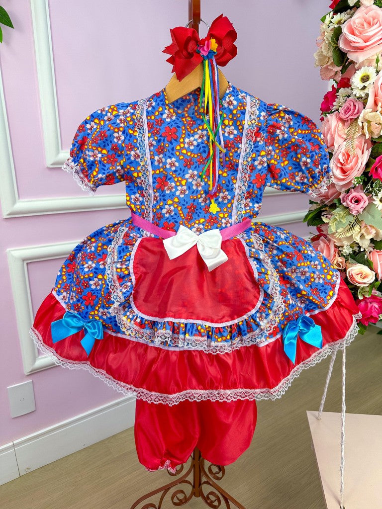 Vestido Junino Matilde 2 - Leveza e Elegância para Meninas | Bebeloo Kids
