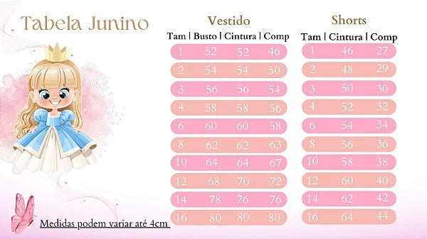 Vestido Junino Matilde 2 - Leveza e Elegância para Meninas | Bebeloo Kids