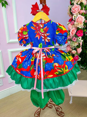 Vestido Junino Olga - Leveza e Elegância para Meninas | Bebeloo Kids