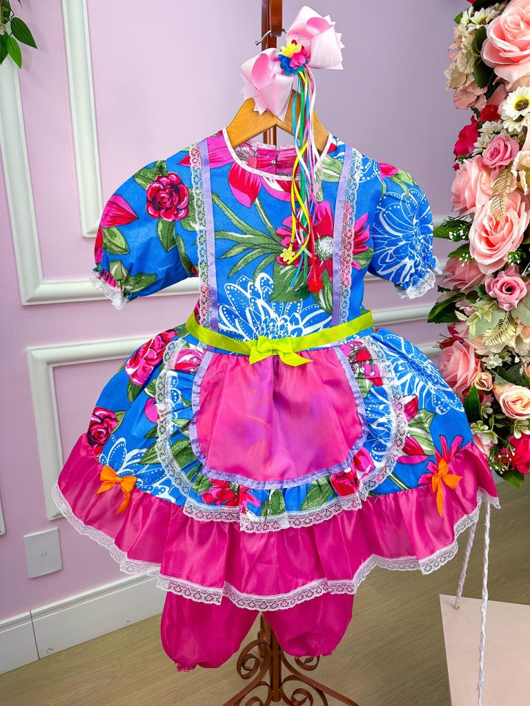 Vestido Junino Rute - Leveza e Elegância para Meninas | Bebeloo Kids