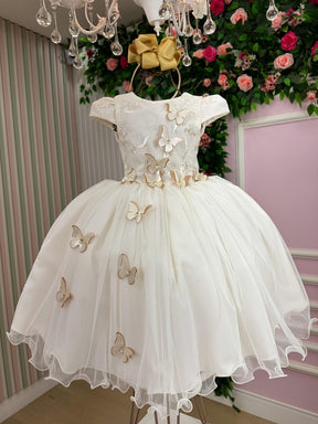 Vestido Juvenil - Midi Vila Lele Sabrina Off - Leveza e Elegância para Meninas | Bebeloo Kids