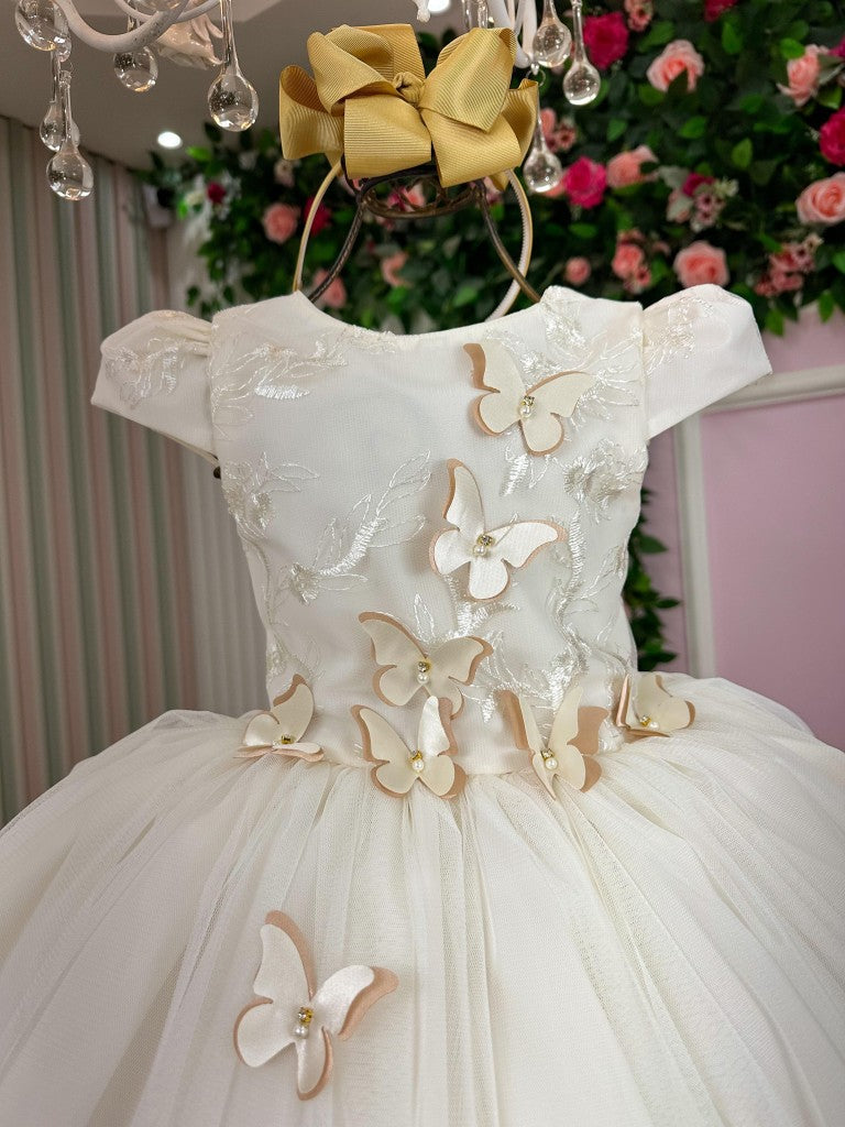 Vestido Juvenil - Midi Vila Lele Sabrina Off - Leveza e Elegância para Meninas | Bebeloo Kids