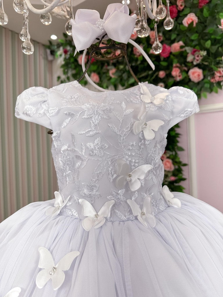 Vestido Juvenil - Midi Vila Lele Sabrina Branco (VESTJMDSBRNCO)