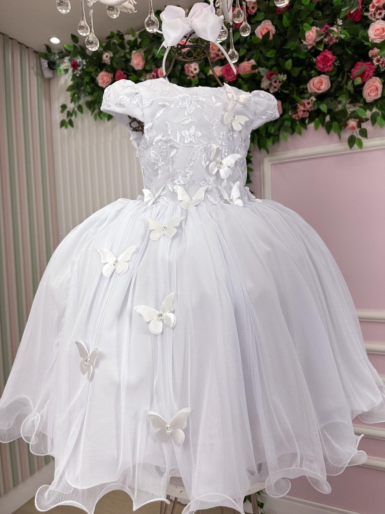 Vestido Juvenil - Midi Vila Lele Sabrina Branco (VESTJMDSBRNCO)
