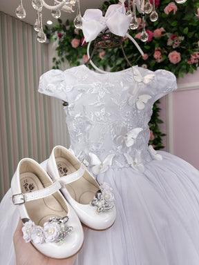 Vestido Juvenil - Midi Vila Lele Sabrina Branco (VESTJMDSBRNCO)