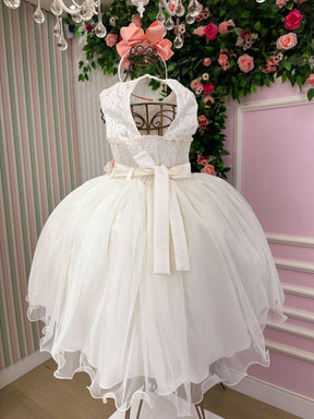 Vestido Juvenil Vila Lele Regata Flores Off - Leveza e Elegância para Meninas | Bebeloo Kids