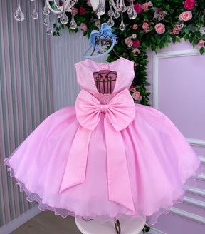 Vestido Marie Jardim das Borboletas Rosa Bebe Viviane - Leveza e Elegância para Meninas | Bebeloo Kids
