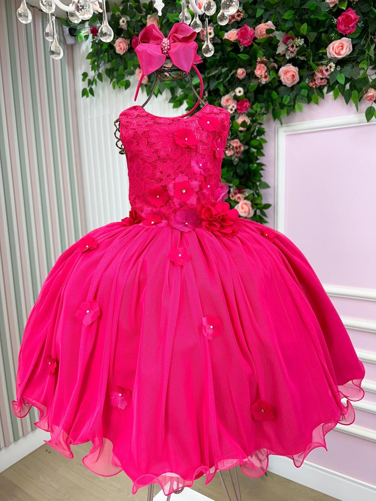 Vestido Juvenil Vila Lele Regata Flores Pink - Leveza e Elegância para Meninas | Bebeloo Kids