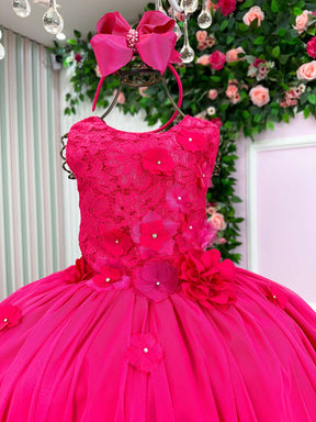 Vestido Juvenil Vila Lele Regata Flores Pink - Leveza e Elegância para Meninas | Bebeloo Kids