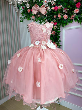 Vestido Juvenil Vila Lele Regata Flores Rose - Leveza e Elegância para Meninas | Bebeloo Kids