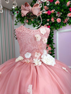 Vestido Juvenil Vila Lele Regata Flores Rose - Leveza e Elegância para Meninas | Bebeloo Kids