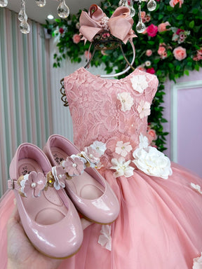 Vestido Juvenil Vila Lele Regata Flores Rose - Leveza e Elegância para Meninas | Bebeloo Kids