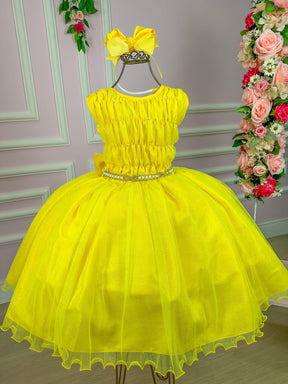 Vestido Marie Juvenil Ana Amarelo - Leveza e Elegância para Meninas | Bebeloo Kids