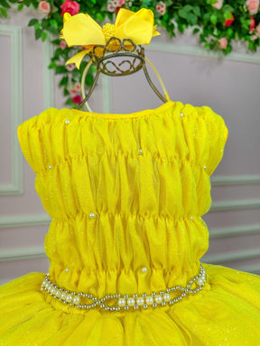 Vestido Marie Juvenil Ana Amarelo - Leveza e Elegância para Meninas | Bebeloo Kids