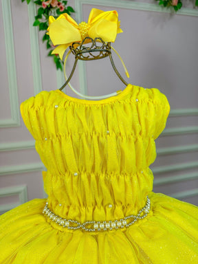 Vestido Marie Juvenil Ana Amarelo - Leveza e Elegância para Meninas | Bebeloo Kids