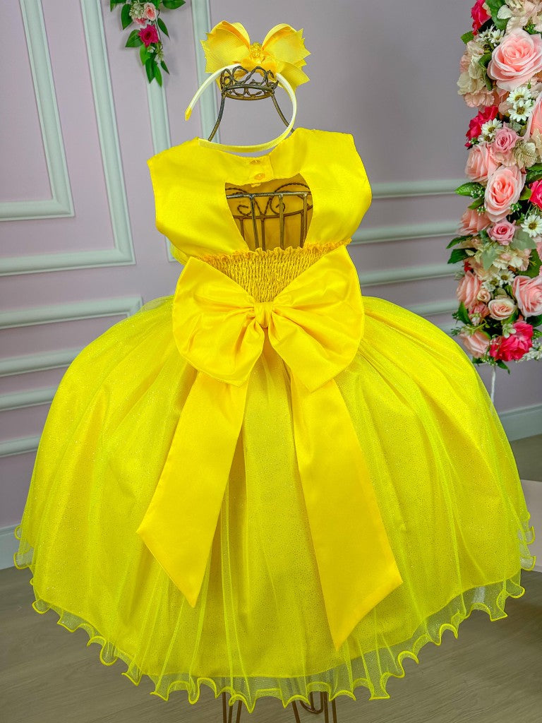 Vestido Marie Juvenil Ana Amarelo - Leveza e Elegância para Meninas | Bebeloo Kids