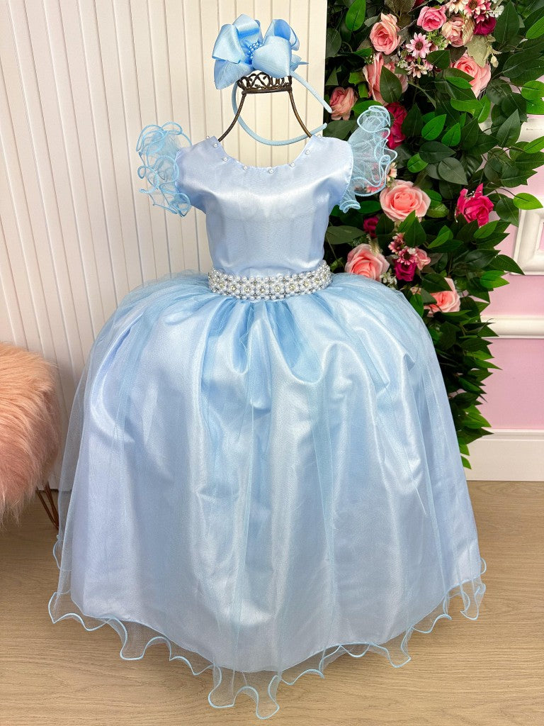 Vestido Marie Longo Amanda Azul Bebe - Leveza e Elegância para Meninas | Bebeloo Kids