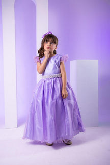 Vestido Marie Longo Amanda Lilas - Leveza e Elegância para Meninas | Bebeloo Kids
