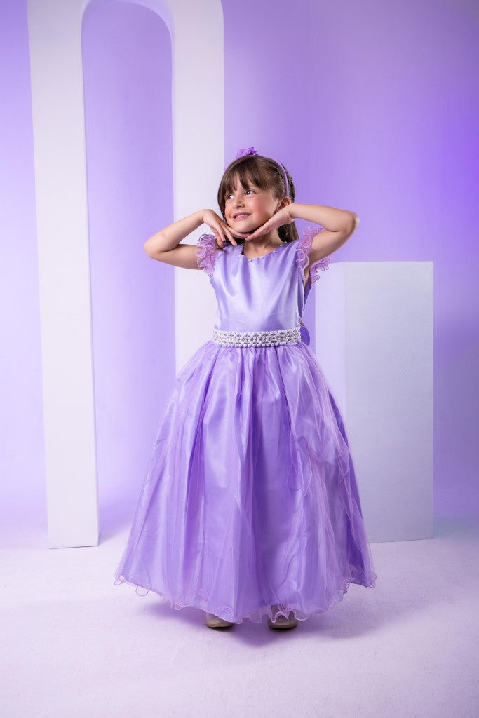 Vestido Marie Longo Amanda Lilas - Leveza e Elegância para Meninas | Bebeloo Kids