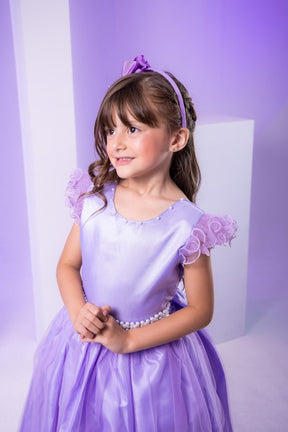 Vestido Marie Longo Amanda Lilas - Leveza e Elegância para Meninas | Bebeloo Kids