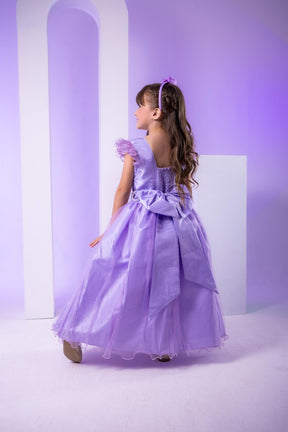 Vestido Marie Longo Amanda Lilas - Leveza e Elegância para Meninas | Bebeloo Kids