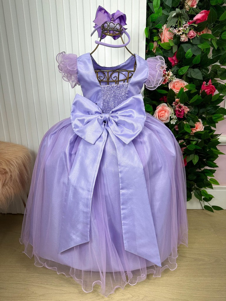 Vestido Marie Longo Amanda Lilas - Leveza e Elegância para Meninas | Bebeloo Kids