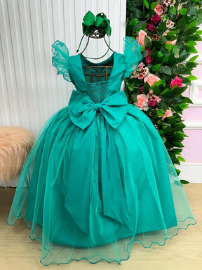 Vestido Marie Longo Amanda Verde Jade - Leveza e Elegância para Meninas | Bebeloo Kids