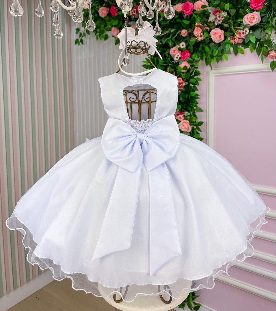 Vestido Marie Jardim das Borboletas Branco Viviane - Leveza e Elegância para Meninas | Bebeloo Kids