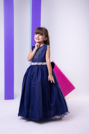 Vestido Marie Longo Larissa Azul Petroleo - Leveza e Elegância para Meninas | Bebeloo Kids