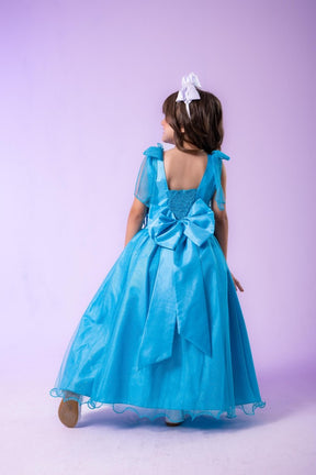 Vestido Marie Longo Mel Azul Tiffany - Leveza e Elegância para Meninas | Bebeloo Kids