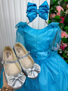 Vestido Marie Longo Mel Azul Tiffany
