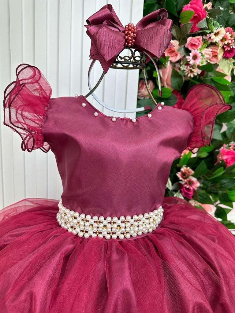 Vestido Marie Longo Amanda Marsala