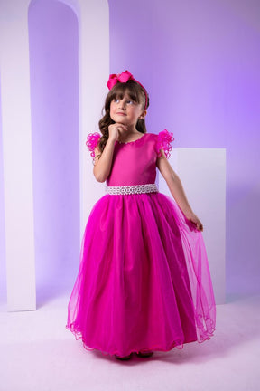 Vestido Marie Longo Amanda Pink - Leveza e Elegância para Meninas | Bebeloo Kids