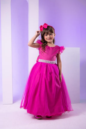 Vestido Marie Longo Amanda Pink - Leveza e Elegância para Meninas | Bebeloo Kids