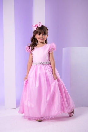 Vestido Marie Longo Amanda Rosa Bebe - Leveza e Elegância para Meninas | Bebeloo Kids