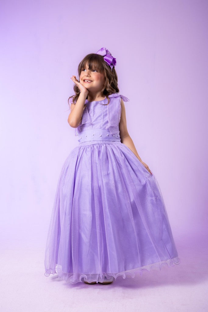 Vestido Marie Longo Mel Lilas - Leveza e Elegância para Meninas | Bebeloo Kids