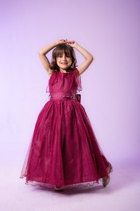 Vestido Marie Longo Mel Marsala - Leveza e Elegância para Meninas | Bebeloo Kids