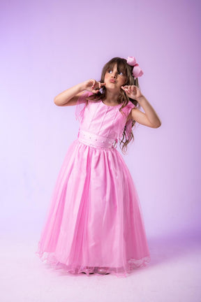 Vestido Marie Longo Mel Rosa Bebe - Leveza e Elegância para Meninas | Bebeloo Kids