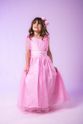 Vestido Marie Longo Mel Rosa Bebe - Leveza e Elegância para Meninas | Bebeloo Kids