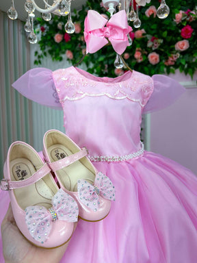 Vestido Marie Rosa Bebe Carina - Leveza e Elegância para Meninas | Bebeloo Kids