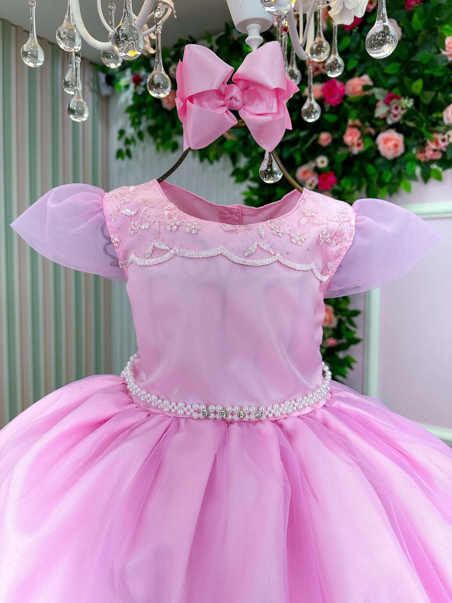 Vestido Marie Rosa Bebe Carina - Leveza e Elegância para Meninas | Bebeloo Kids